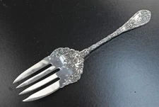 Durgin Gorham DAUPHIN Sterling Cold Meat / Serving Fork