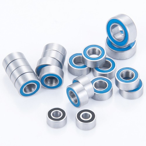 Blue Ball Bearing Metric Rubber Sealed Chrome Steel For 1/10 Axial TRX6 ABEC3 P6 - Picture 148 of 186