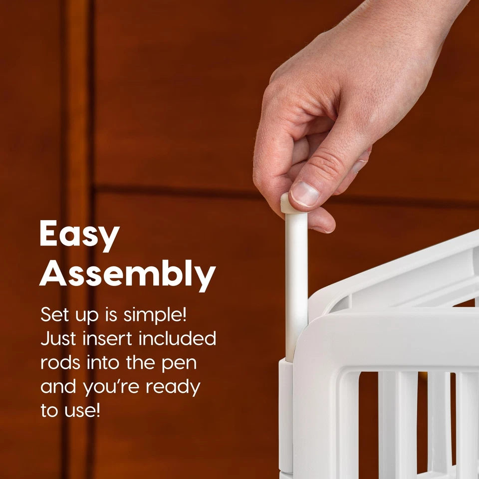 EE. UU. Cachorro Parque Infantil Perro Parque Infantil Cerca Recinto con Puerta para Perros - Interior Mascota... Foto 3 de 4