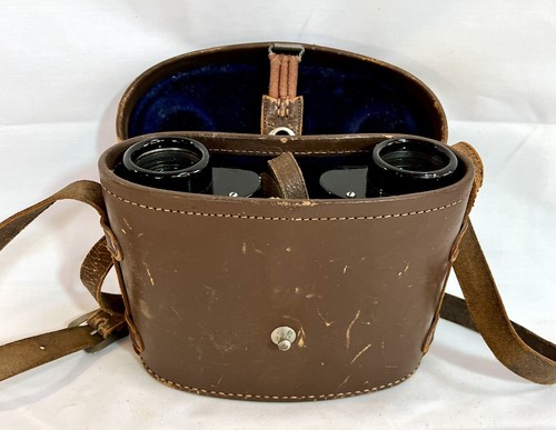Vtg TOC Liner 6x30 Binoculars no 2001 Occupied Japan Leather Case - Picture 9 of 12