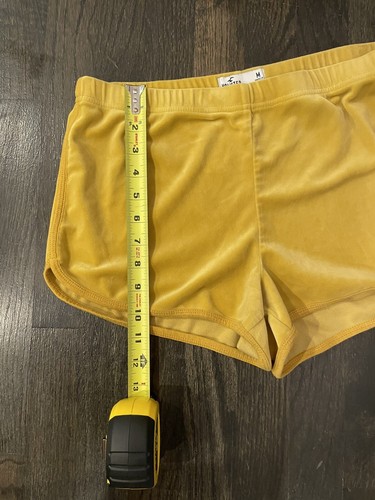 Yellow Hollister Sleep Shorts Pajamas Size M - Picture 3 of 5