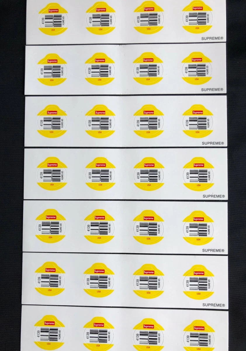 supreme yellow' Sticker