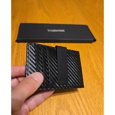 Mens black TougherGun Wallet new