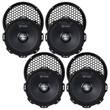 (4) American Bass Godfather GF65LMR | 6.5 Inch 600W 4 Ohm Pro Audio Car Speakers