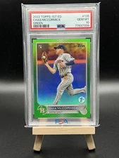 2022 Topps Series 1 1st Edition Chas McCormick #135 GREEN Rookie RC PSA 10!!