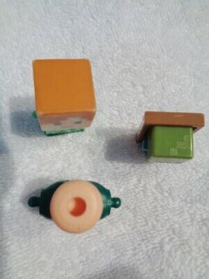 Lego People 3 Mini figure Cube Pixel Window Minecraft Alex Green Roblox  Jazwares