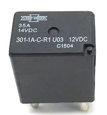 301-1A-C-R1-U03 12VDC Song Chuan  Automotive Relay 35A 4Pins LOT x 25pcs