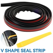 Car Rubber V-Shape Door Side Window Trim Edge Moulding Weatherstrip Seal Strip,