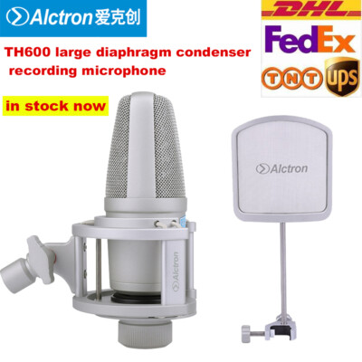 Alctron Th600 Large Diaphragm Professional Studio Recording Condenser Mic  For Vocal Recording,stage Performance,live Broadcast - Microphones -  AliExpress