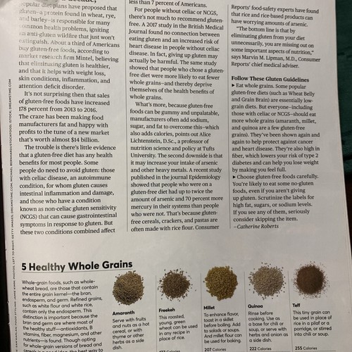 CR CONSUMER REPORTS MAGAZINE, Healthier Eating NOVEMBER, 2017 VOL. 82 NO. 11 - Picture 9 of 9