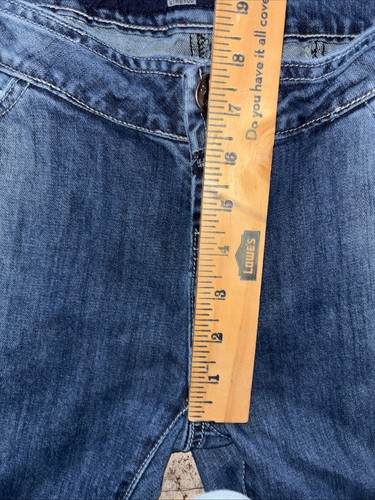 Vtg. Marithe Francois Girbaud Jeans Womens Size 31 Blue Denim Pants Roll Up Y2K - Picture 8 of 12