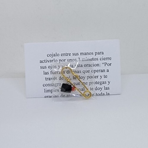 ORIGINAL AZABACHE MIT VERSTELLBARER PIN / AZABACHE PIN ORIGINAL VERSTELLBAR - Bild 6 von 6