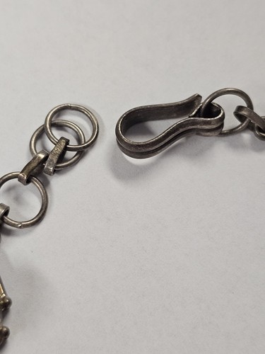 Vintage 925 Sterling Silver Tiger's Eye Bracelet 8" Long - Picture 4 of 5