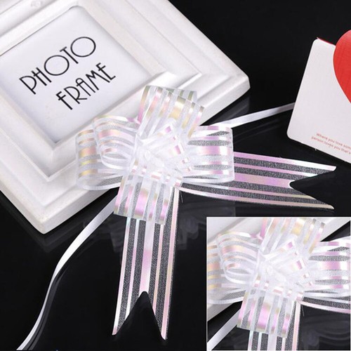 100pcs Pull Bows Gift Knot Ribbons String Bows for Wedding Gift Wrapping Car - Picture 11 of 12