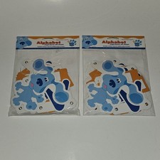 NEW 2 Blues Clues Alphabet Hinged Banner Lot Stickers Decoration Classroom NOS
