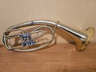 Tenor Wind Brass Horn Musical Instrument USSR Soviet Old 3 Valve Vintage Rare