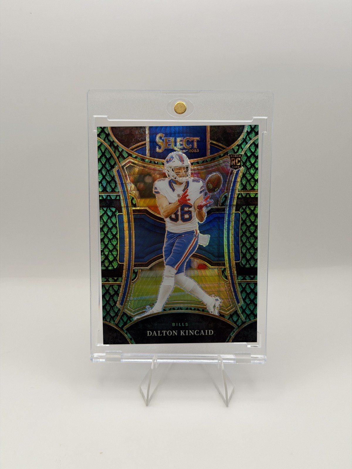 2023 Panini Select - Suite Level Dalton Kincaid #411 Dragon Scale Prizm /70 (RC)