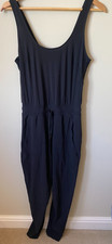 New Sweaty Betty Explorer Jumpsuit XS uk 8 black sleeveless vest top