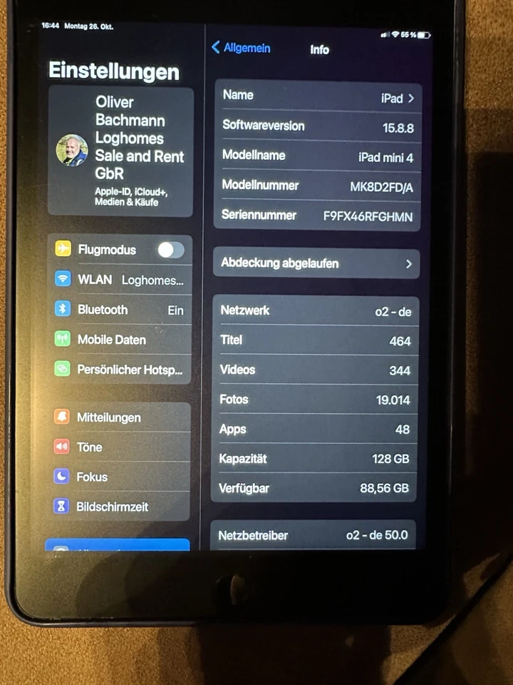 Apple iPad mini (4th generation) · 128GB · Cellular, Foto 4 von 5
