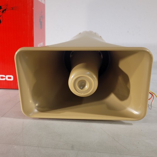 Ademco 702 zweifarbige elektronische Sirene 5" × 8" hellbraun Lautsprechersirene - Bild 5 von 9