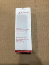Clarins Hand and Nail Treatment Cream 3.4 oz Sealed Little Discolored - See Pics