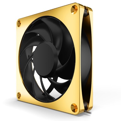 Alphacool Apex Stealth Metall Lüfter 120 mm, 2.000 U/min - gold - Bild 4 von 8