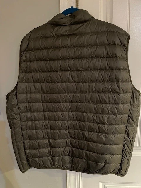 Saddlebred 3X Men's Dark Gray Lightweight Puffer Vest with Pockets - Image 2 of 4