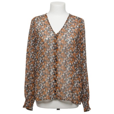 Bizzbee, Bluse, Größe: S, Orange/Schwarz/Weiß/Mehrfarbig #KSh