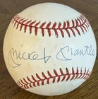 MICKEY MANTLE AUTOGRAPHED / SIGNED OML BASEBALL STEINER SPORTS AUTHENTIC READ