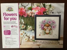 Hedgehog & Flowers Country Companions Cross Stitch Chart *from a magazine*