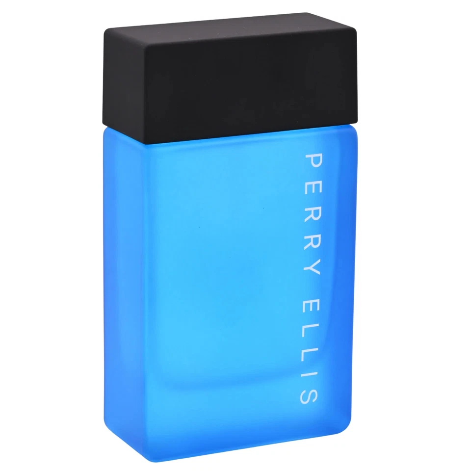 Colônia masculina Pure Blue By Perry Ellis Eau de Toilette 3,3 / 3,4 oz nova na caixa - Imagem 3 de 4