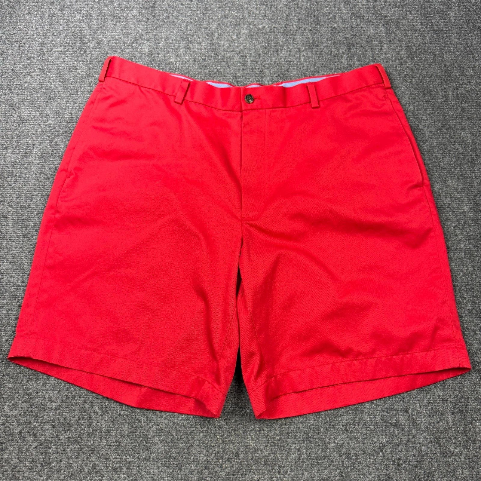 Brooks Brothers Shorts Mens 40 Red Lightweight Advantage Chino Nine Inch Inseam