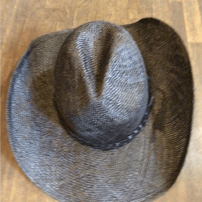 NEW! Wyeth Black Woven Straw Cowboy Hat | eBay display picture 1