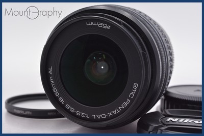 【EXC】 PENTAX SMC PENTAX-DA L 18-55mm F3.5-5.6 AL w/cap&Filter FromJapan #am2478