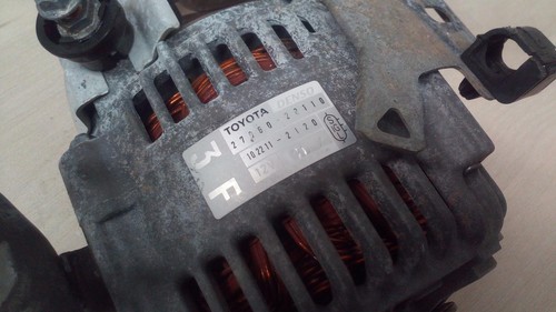 TOYOTA RAV4 ALTERNATOR PETROL, 2.0, 1AZ-FE, NIPPON DENSO P/N 27060-28110, ACA2#R - Picture 4 of 13