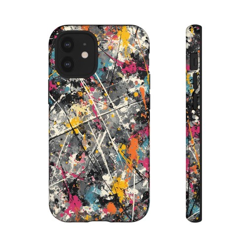 Phone Ink Case for iPhone / Galaxy / Pixel – Urban Color Abstract Splatter Paint - Picture 117 of 257