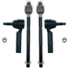 4PCS Front Inner & Outer Tie Rods Fit for Buick Enclave 2008-2017 | for Chevr...