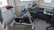 Homcom Exercise Bike Indoor Cycling Machine - White