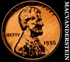 1956 Lincoln Wheat Cent - Red Choice Gem Proof  Lustrous  No Reserve  #G9083
