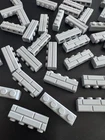 LOT 50 BRAND NEW LEGO 1x4 LIGHT GRAY BRICK WALL MASONRY CASTLE 15533 PROFILE