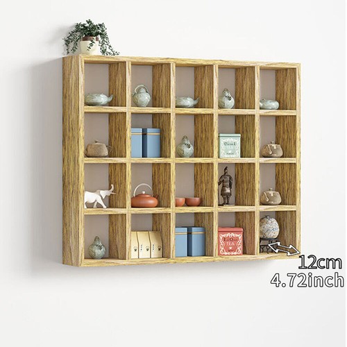 Wooden Zisha Teapot Teacup Curio Wall Shelf Collectibles Display Rack Shelves UK - Bild 14 von 18