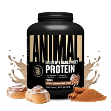 Animal Whey Isolate Protein Powder-Loaded for Pre & Post Workout Muscle Builder