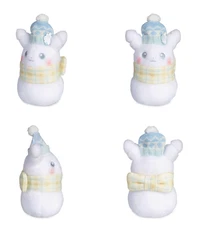 POKEMON CENTER - Pikachu Snowman Snowy Softies Plush - 6 ¾ In. - SOLD OUT ONLINE