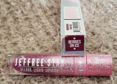 New Jeffree Star Velour Liquid Lipstick Full Size Berries On Ice New In Box Rare