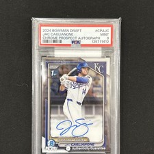 Jac Caglianone: Chrome Prospect Autographs  #CPA-JC (AU, RC) - 2024 Bowman Draft