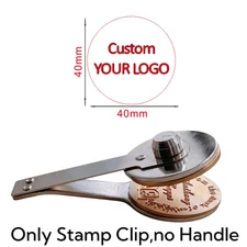 Embosser Personalized Rectangle Monogram Stamp Custom Library