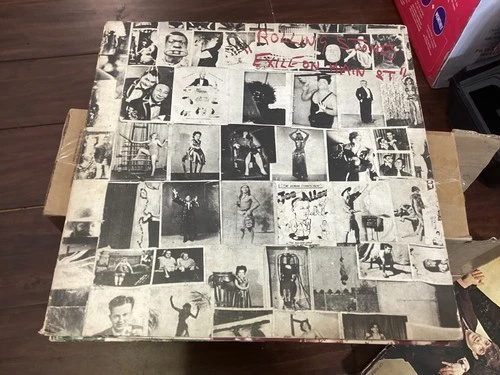 vintage Rolling Stones Exile on Main St vinyl album 2 LP Set