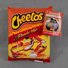 Cheetos Flamin Hot Snuggie 2-in-1 Pillow and Snack Tray 2024 NEW