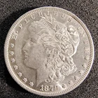 1879-O Morgan Silver Dollar $1 - New Orleans Mint - AU-Unc. Details - Cleaned