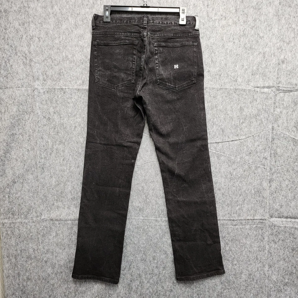 Pantalones de mezclilla ajustados KREW KR3W EE para hombre 30x31 negros desvanecidos Erik Ellington Skater Y2K Foto 3 de 4